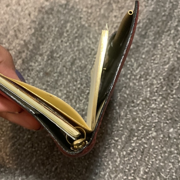 Louis Vuitton Authentic PM Agenda with 5 LV inserts & address book+ Golden Pen! - Picture 11 of 16